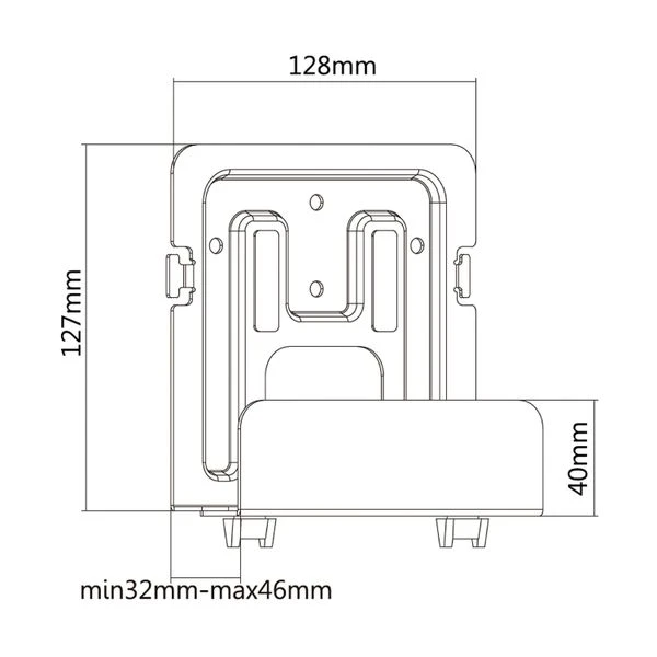 AISENS SOPORTE UNIVERSAL DE PARED PARA MINI PC. ROUTER. NEGRO 5 AISENS SOPORTE UNIVERSAL DE PARED PARA MINI PC. ROUTER. NEGRO - Imagen 5