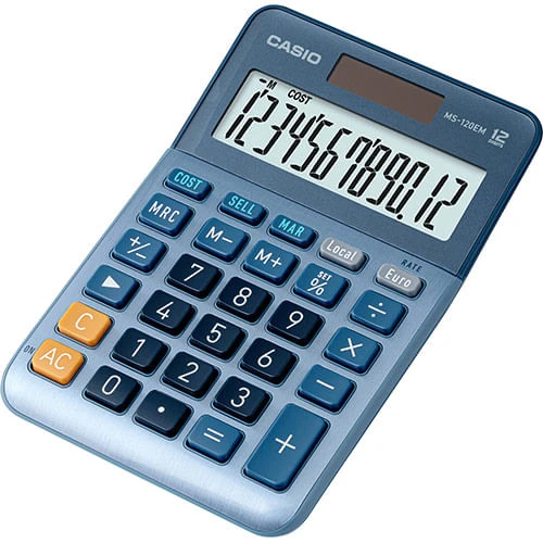 CALCULADORA DE SOBREMESA DE 12 DIGITOS CASIO MS-120EM 2 CALCULADORA DE SOBREMESA DE 12 DIGITOS CASIO MS-120EM - Imagen 2