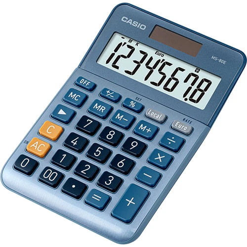 CALCULADORA DE SOBREMESA DE 8 DIGITOS CASIO MS-80E 2 CALCULADORA DE SOBREMESA DE 8 DIGITOS CASIO MS-80E - Imagen 2
