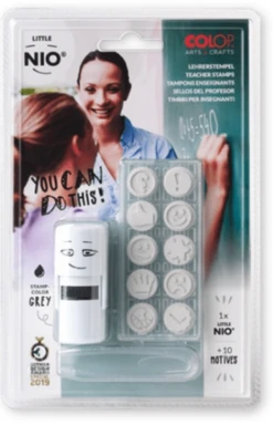 BLISTER IMPRENTILLA LITTLE NIO 10 PICTOS TEMATICA PPROFESORADOP COLOP NIL006