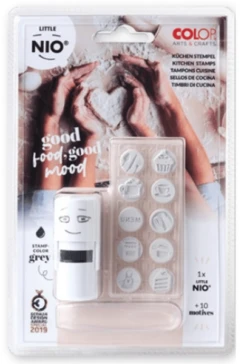 BLISTER IMPRENTILLA LITTLE NIO 10 PICTOS TEMATICA PCOCINAP COLOP NIL008