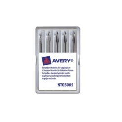 AGUJAS ESTANDAR CORTAS CON BASE DE PLASTICO AVERY NTGS005
