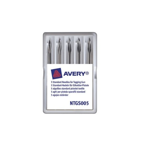 AGUJAS ESTANDAR CORTAS CON BASE DE PLASTICO AVERY NTGS005 1 AGUJAS ESTANDAR CORTAS CON BASE DE PLASTICO AVERY NTGS005