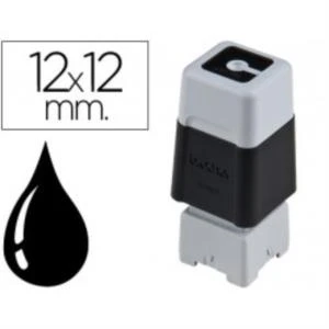 SELLO TINTA STAMP BLACK 12 X 12 MM UNITARIO PR1212B 2 SELLO TINTA STAMP BLACK 12 X 12 MM UNITARIO PR1212B - Imagen 2