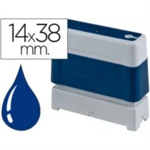 SELLO TINTA STAMP BLUE UNITARIO 14 X 38 MM PR1438E 2 SELLO TINTA STAMP BLUE UNITARIO 14 X 38 MM PR1438E - Imagen 2