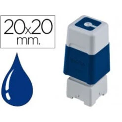 SELLO TINTA STAMP BLUE 20 X 20 MM UNITARIO PR2020E