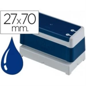 SELLO TINTA STAMP BLUE 27 X 70 MM UNITARIO PR2770E 2 SELLO TINTA STAMP BLUE 27 X 70 MM UNITARIO PR2770E - Imagen 2