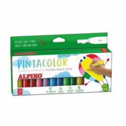 ESTUCHE 12 TEMPERAS EN BARRA PINTACOLOR ALPINO PX000012