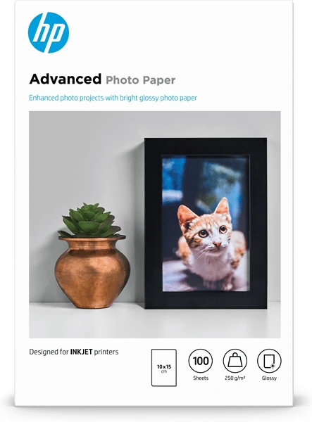 HP PAPER PHOTO ADV GLOSSY 10X15 BDL 100S 1 HP PAPER PHOTO ADV GLOSSY 10X15 BDL 100S