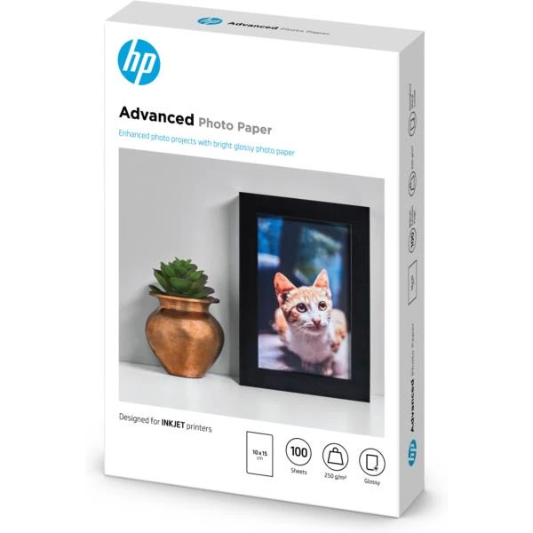 HP PAPER PHOTO ADV GLOSSY 10X15 BDL 100S 3 HP PAPER PHOTO ADV GLOSSY 10X15 BDL 100S - Imagen 3