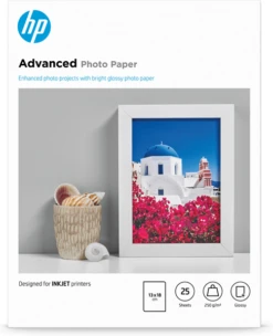 HP PHOTO PAPER ADV GLOSSY 13X18 BDL 25SH