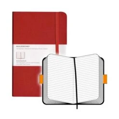 LIBRETA CLASICA TAPA DURA ROJA L 13X21CM RAYADA MOLESKINE QP060R -tienda EPSON QP060R pic 3