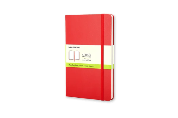 LIBRETA CLASICA TAPA DURA ROJA L 13X21CM LISA MOLESKINE QP062R 1 LIBRETA CLASICA TAPA DURA ROJA L 13X21CM LISA MOLESKINE QP062R