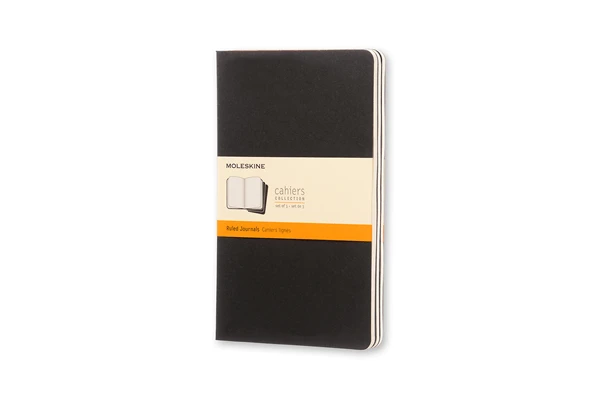 SET DE 3 LIBRETAS CAHIER NEGRAS L 13X21CM RAYAS MOLESKINE QP316 1 SET DE 3 LIBRETAS CAHIER NEGRAS L 13X21CM RAYAS MOLESKINE QP316
