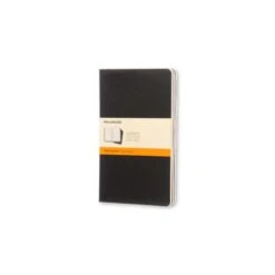Alternative view of SET DE 3 LIBRETAS CAHIER NEGRAS L 13X21CM RAYAS MOLESKINE QP316