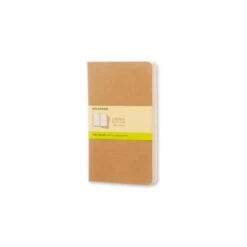 Alternative view of SET DE 3 LIBRETAS CAHIER MARRON KRAFT L 13X21CM LISAS MOLESKINE QP418