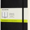 LIBRETA CLASICA MAYOR GROSOR NEGRA L 13X21CM LISA TAPA BLANDA MOLESKINE QP618EXP