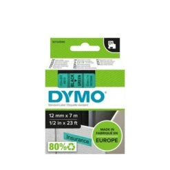 CINTA ROTULADORA D1 12MMX7M NEGRO VERDE DYMO S0720590 -tienda EPSON S0720590 pic 2