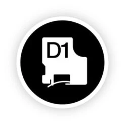 CINTA ROTULADORA D1 12MMX7M NEGRO VERDE DYMO S0720590 -tienda EPSON S0720590 pic 4