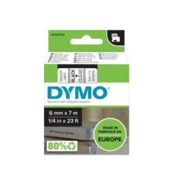 CINTA ROTULADORA D1 6MMX7M NEGRO TRANSPARENTE DYMO S0720770 14 CINTA ROTULADORA D1 6MMX7M NEGRO TRANSPARENTE DYMO S0720770 -tienda EPSON S0720770 pic 2