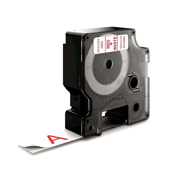 CINTA ROTULADORA D1 19MMX7M ROJO BLANCO DYMO S0720850 1 CINTA ROTULADORA D1 19MMX7M ROJO BLANCO DYMO S0720850