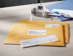 STANDARD WHITE ADRESS LABELS 13 STANDARD WHITE ADRESS LABELS -tienda EPSON S0722370 pic 2