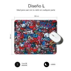 ALFOMBRILLA GAMING SUBBLIM GRAFFITI L -tienda EPSON SUB MP 01PUW11 pic 3