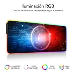 ALFOMBRILLA RATON LUZ LED PREMIUM LED RGB MOUNT 800X300X4 SUBBLIM -tienda EPSON SUBMP 02RGB12 pic 2