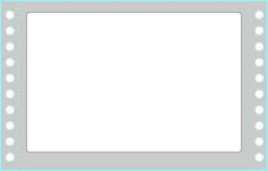 CAJA 500 HOJAS ETIQUETAS BLANCAS EN MODULO CONTINUO-UNA COLUMNA-149X97.2 MM TICO TAB1-1499