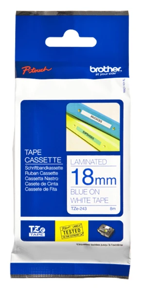 TAPE BLUE-WHITE 18MM F 3XX 5XX 1 TAPE BLUE-WHITE 18MM F 3XX 5XX