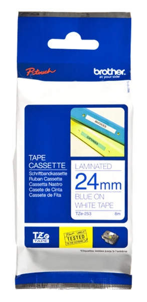 TAPE BLUE-WHITE 24MM F 3XX 5XX 1 TAPE BLUE-WHITE 24MM F 3XX 5XX