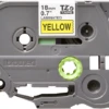 TZE-641 LAMINATED TAPE 18MM 8M BLACK ON YELL OW