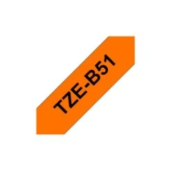 TAPE ORANGE W BLACK OVERPRINT TZEB51 24M 5 TAPE ORANGE W BLACK OVERPRINT TZEB51 24M -tienda EPSON TZEB51 pic 2