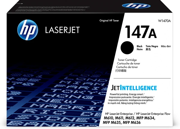 HP 147A BLACK LASERJET TONER CARTRID GE 1 HP 147A BLACK LASERJET TONER CARTRID GE