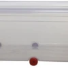 CAJA DE ALMACENAJE CON 6 RUEDAS Y TAPA CAPACIDAD 70 LITROS 440X810X340 MM CRISTAL TRANSPARENTE ARCHIVO 2000 WFS051530 CSTP