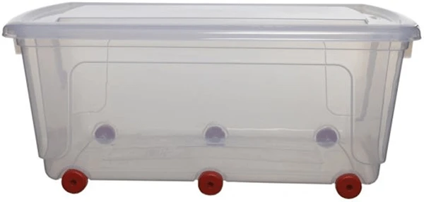 CAJA DE ALMACENAJE CON 6 RUEDAS Y TAPA CAPACIDAD 70 LITROS 440X810X340 MM CRISTAL TRANSPARENTE ARCHIVO 2000 WFS051530 CSTP 1 CAJA DE ALMACENAJE CON 6 RUEDAS Y TAPA CAPACIDAD 70 LITROS 440X810X340 MM CRISTAL TRANSPARENTE ARCHIVO 2000 WFS051530 CSTP